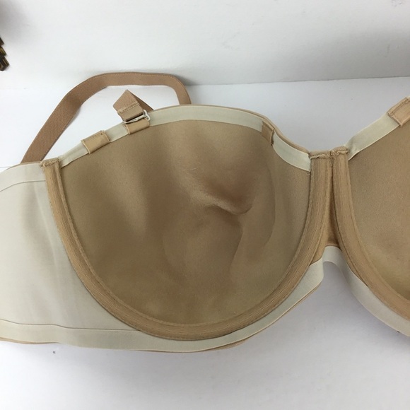 Soma Vanishing Strapless Bra 36 DDD Warm Amber NWT - Picture 4 of 5
